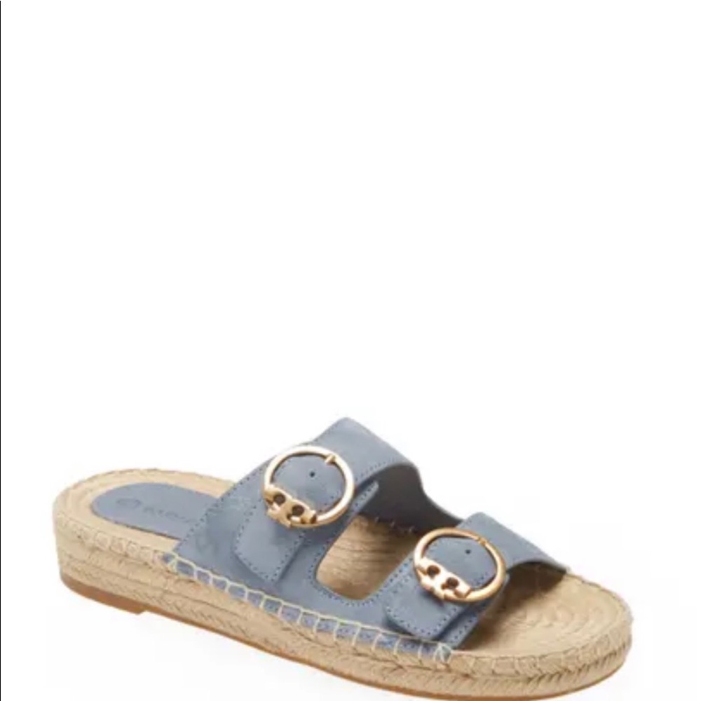 TORY BURCH
Selby Espadrille Sandal In Blue Calla